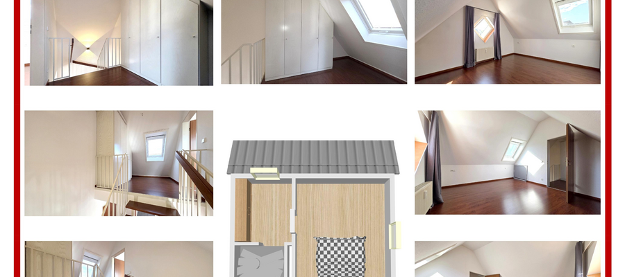 Grundriss + Fotos - 2. Etage