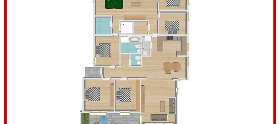 Grundriss-Wohnung