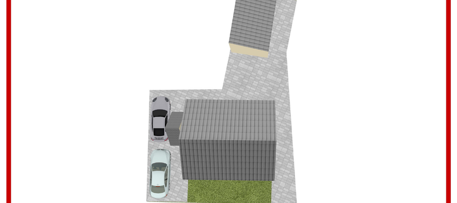 Grundriss-Grundstück